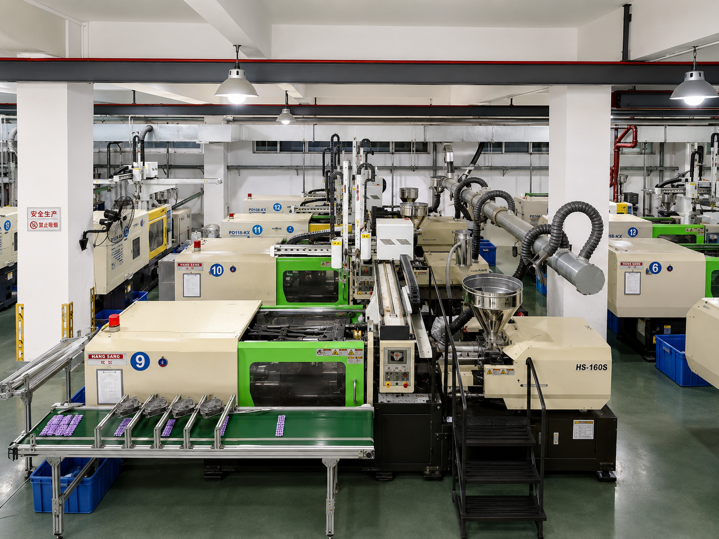 Factory main production floor